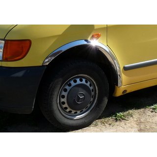 Nerjaveče obrobe blatnikov (4 kosi) Mercedes Vito W638 1996–2003 fotografija 2