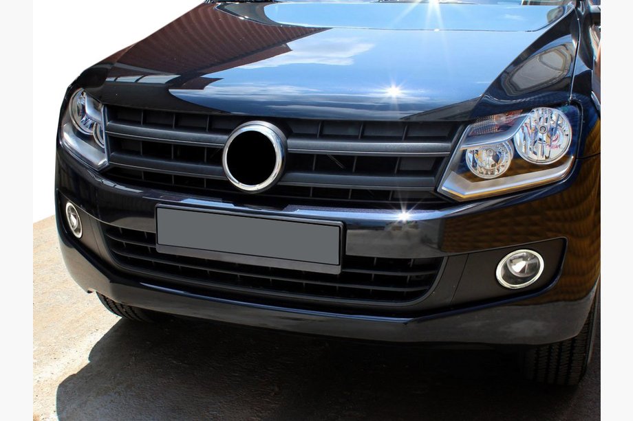 Volkswagen Amarok 2010–2022 Okrasni okvirji meglenk 2010-2012 (2 kos, nerjaveče jeklo) Fotografija 1