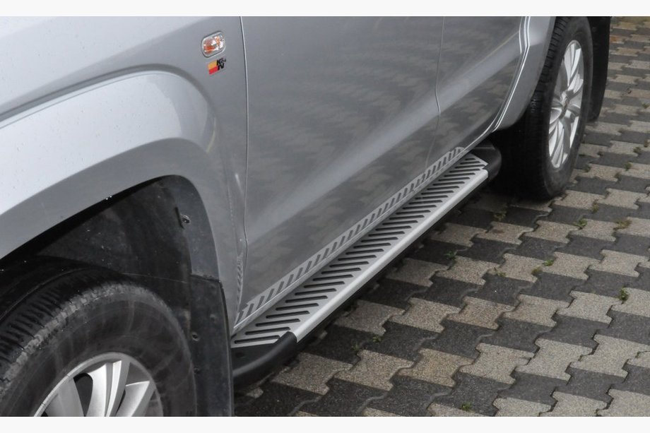 Volkswagen Amarok 2010–2022 Stranske stopnice Line (2 kosa, aluminij) Image