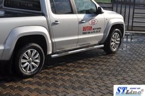 Volkswagen Amarok 2010–2022 Stranske cevi (2 kos, nerjaveče jeklo) fotografija 3