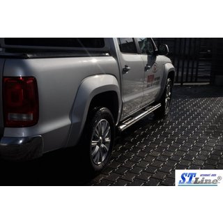 Stranske cevi (2 kos, nerjaveče jeklo) Volkswagen Amarok 2010–2022 fotografija 2
