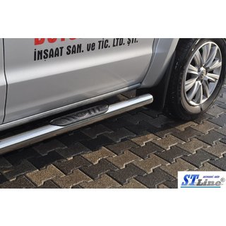 Stranske cevi (2 kos, nerjaveče jeklo) Volkswagen Amarok 2010–2022 fotografija 4