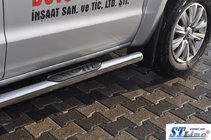 Volkswagen Amarok 2010–2022 Stranske cevi (2 kos, nerjaveče jeklo) fotografija 4