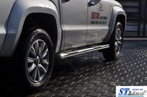 Volkswagen Amarok 2010–2022 Stranske cevi (2 kos, nerjaveče jeklo) fotografija 5
