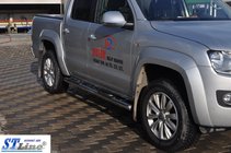Volkswagen Amarok 2010–2022 Stranske cevi (2 kos, nerjaveče jeklo) fotografija 7