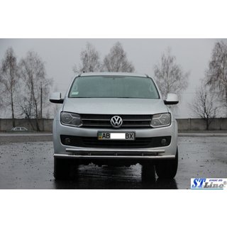 Sprednji zaščitni lok ST018-2 (nerjavno jeklo) Volkswagen Amarok 2010–2022 fotografija 2