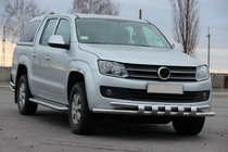 Volkswagen Amarok 2010–2022 Sprednji zaščitni lok ST015 (nerjaveče jeklo) fotografija 3