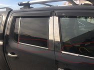 Volkswagen Amarok 2010–2022 Okenske okrasne letvice (4 trakovi, nerjaveče jeklo) Carmos - turško nerjaveče jeklo fotografija 2