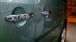 Volkswagen Caddy 2004–2010 Pokrovi kljuk (nerjaveče jeklo) fotografija 5