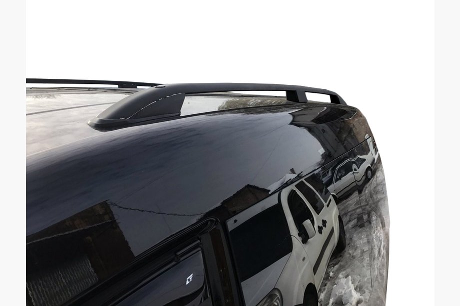 Volkswagen Caddy 2020– Strešni relingi Skyport BLACK Image
