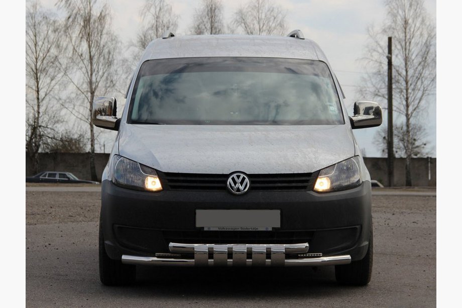 Volkswagen Caddy 2010–2015 Sprednja zaščitna cev Shark ST015 (nerjaveče jeklo) Image