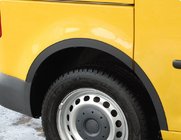 Volkswagen Caddy 2004–2010 Obrobe blatniških lokov (mat črna) fotografija 1