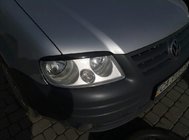 Volkswagen Caddy 2004–2010 Veke za žaromete (črne) fotografija 7