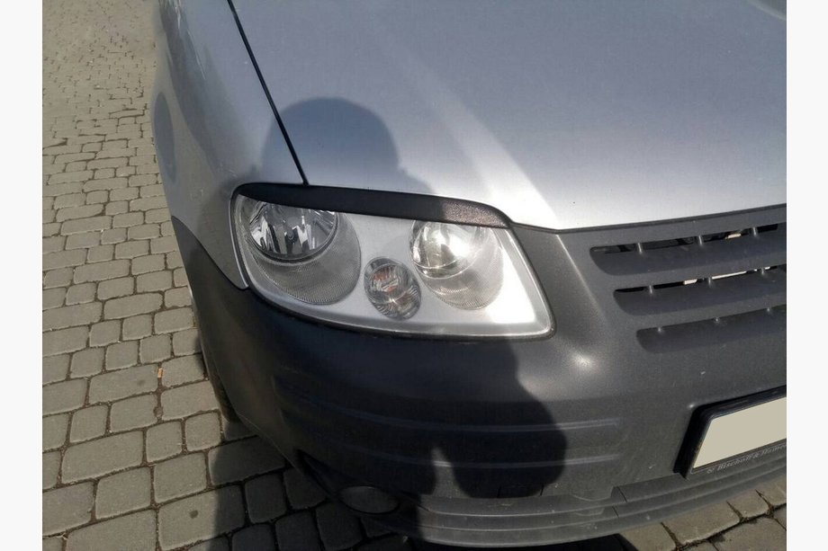 Volkswagen Caddy 2004–2010 Veke za žaromete (črne) Fotografija 5