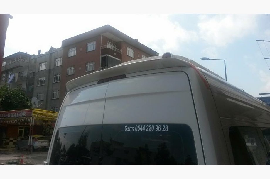 Volkswagen Crafter 2006–2016 Spojler Anatomik (ozki model, za lakiranje) Fotografija 4