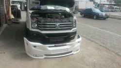 Volkswagen Crafter 2006–2016 Sprednji lip odbijača 2012↗ (Era s poševnino, za lakiranje) fotografija 4