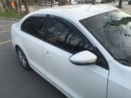 Volkswagen Jetta 2011–2018 Deflektorji oken s kromiranim trakom (4 kos, Niken) fotografija 2