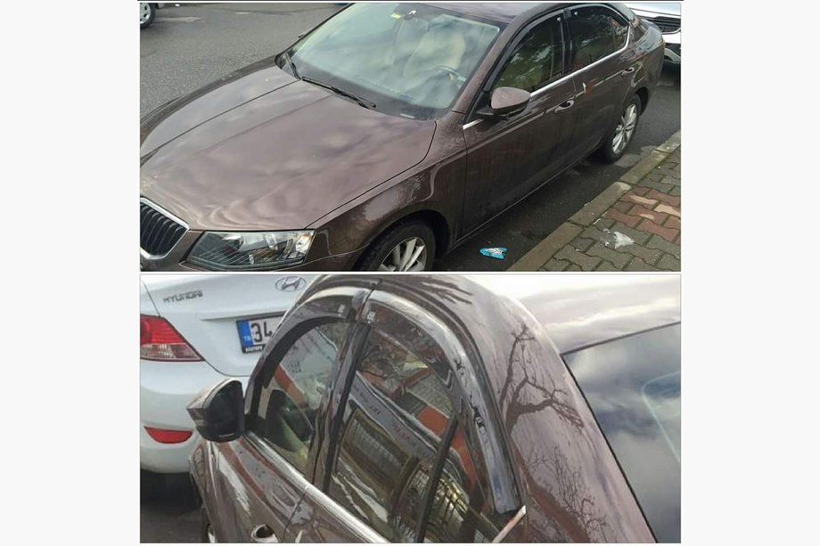 Skoda Superb 2009–2015 Vetrni deflektorji za okna SD (4 kosi, Perflex) Image