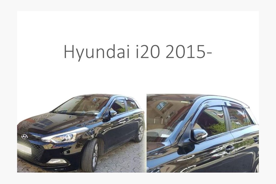 Hyundai I-20 2014–2020 Vetrni deflektorji za okna (4 kosi, Perflex) Image