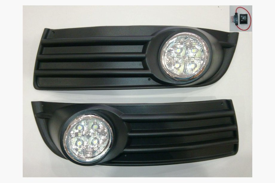 Volkswagen Jetta 2006–2011 Meglenke z LED vložki Image