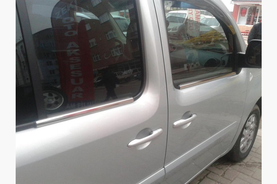 Renault Kangoo 2008–2020 Zunanje okrasne letve stekel (4 kosi, nerjavno jeklo) Fotografija 4