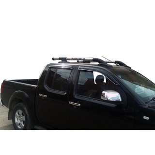 Strešne sani s prečkami (2 kosa, krom) Toyota Hilux 2006–2015 fotografija 3