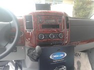 Mercedes Sprinter W906 2006–2018 Dekorativne obloge armaturne plošče (Meric, 50 delov) Karbon fotografija 7
