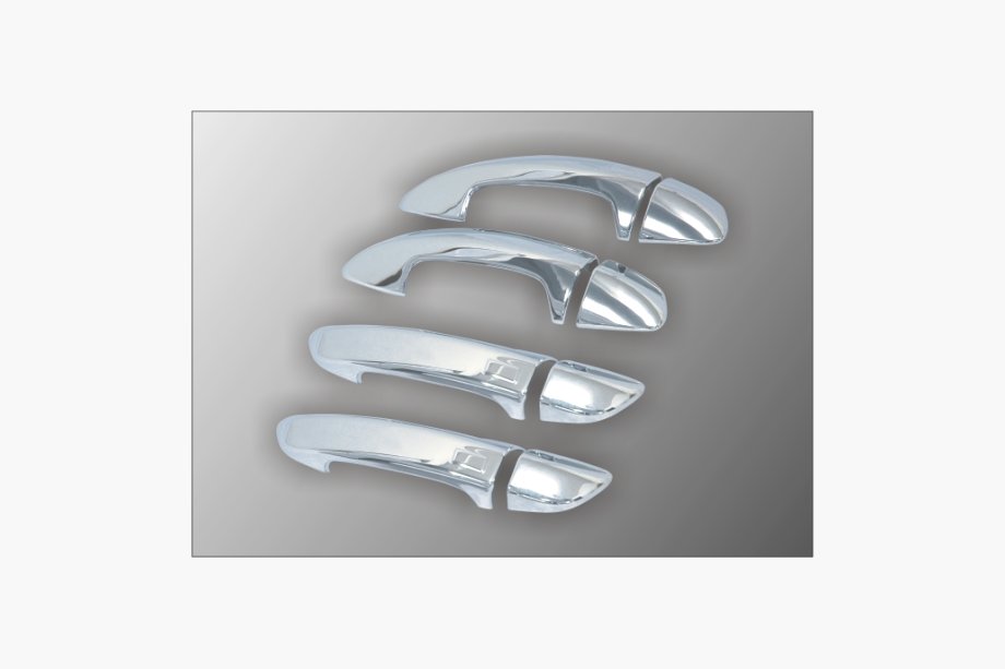 Volkswagen Passat B6 2006–2012 Kromirane obloge kljuk vrat (ABS) za 4 vrata Image