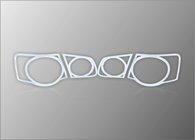 Volkswagen Jetta 2006–2011 Pokrovi zadnjih luči (2 kosa, plastika) fotografija 1