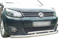 Volkswagen Caddy 2010–2015 Sprednji dvojni zaščitni lok 70/48 mm (nerjaveče jeklo) fotografija 1