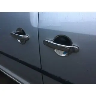 Pokrovi kljuk (nerjaveče jeklo) Volkswagen Caddy 2010–2015 fotografija 4