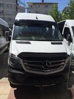 Mercedes Sprinter W906 2006–2018 Vizir za vetrobransko steklo na okvirju V1 (črni visok sijaj, 5 mm) fotografija 3