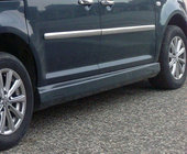Volkswagen Caddy 2004–2010 Stranski pragovi New Model (za lakiranje) fotografija 1