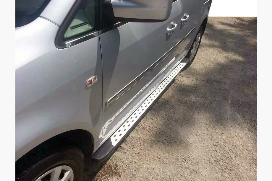 Volkswagen Caddy 2010–2015 Stranske stopnice DOT-Line (2 kos, aluminij) Image