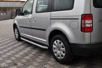 Volkswagen Caddy 2010–2015 Stranske stopnice Fullmond (2 kos, aluminij) fotografija 1