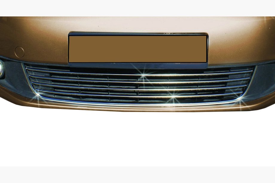Volkswagen Caddy 2010–2015 Kromirane obloge sprednjega odbijača Comfort (5-delni komplet, nerjavno jeklo) Image