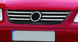 Volkswagen Caddy 2004–2010 Obrobe rešetke Life (6 kos, nerjaveče jeklo) fotografija 3