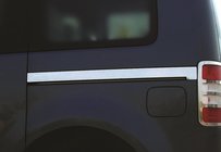 Volkswagen Caddy 2010–2015 Letev drsnih vrat (2 kosa, nerjavno jeklo) fotografija 1