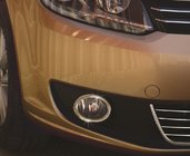 Volkswagen Touran 2010–2015 Kromirani okrasni pokrovi za meglenke (2 kos, nerjaveče jeklo) OmsaLine - italijansko nerjavno jeklo fotografija 1