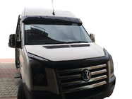 Volkswagen Crafter 2006–2016 Vizir za vetrobransko steklo na okvirju V1 (črni visok sijaj, 5 mm) fotografija 1