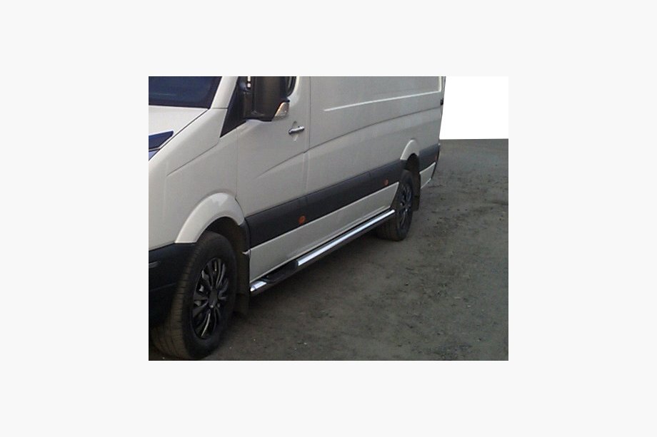 Nissan Interstar 2002–2010 Bočne zaščitne cevi (2 kos, nerjavno jeklo) Image