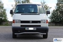 Volkswagen T4 Transporter 1990–2003 Spodnja enojna valovita zaščitna cev ST007 (nerjaveče jeklo) 51 mm fotografija 4