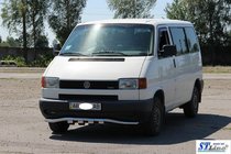 Volkswagen T4 Caravelle/Multivan 1990–2003 Sprednji zaščitni lok z rešetko ST010 (nerjaveče jeklo) fotografija 3