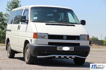 Volkswagen T4 Caravelle/Multivan 1990–2003 Sprednji zaščitni lok z rešetko ST010 (nerjaveče jeklo) fotografija 4