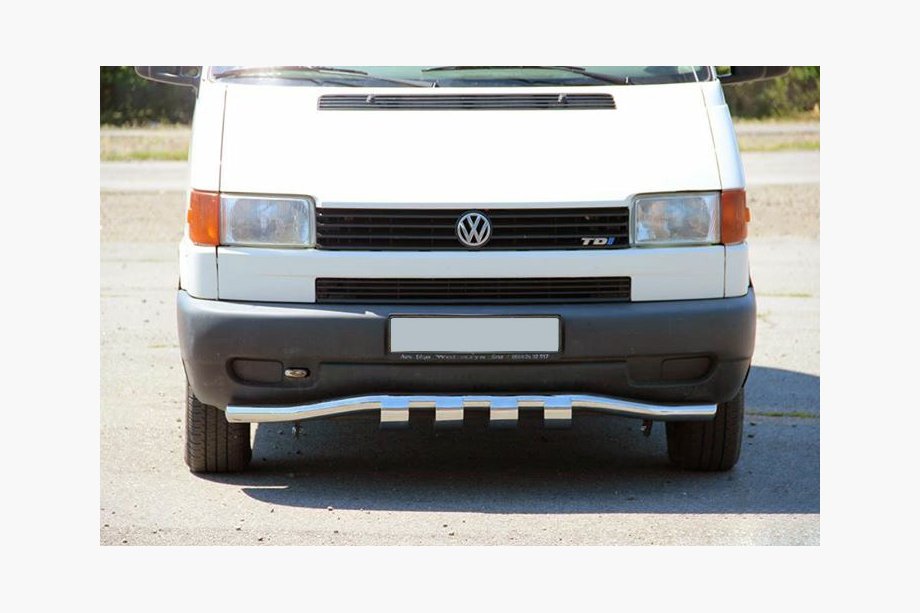 Volkswagen T4 Caravelle/Multivan 1990–2003 Sprednji zaščitni lok z rešetko ST010 (nerjaveče jeklo) Image