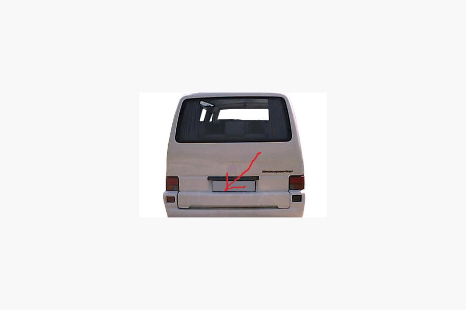 Volkswagen T4 Transporter 1990–2003 Obloga pokrova prtljažnika (za lakiranje) Image