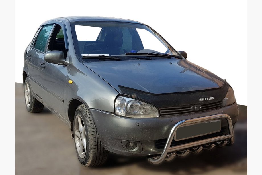 Lada Kalina 2004–2011 Sprednji zaščitni lok (bullbar) WT003 (60 mm, nerjaveče jeklo) Image