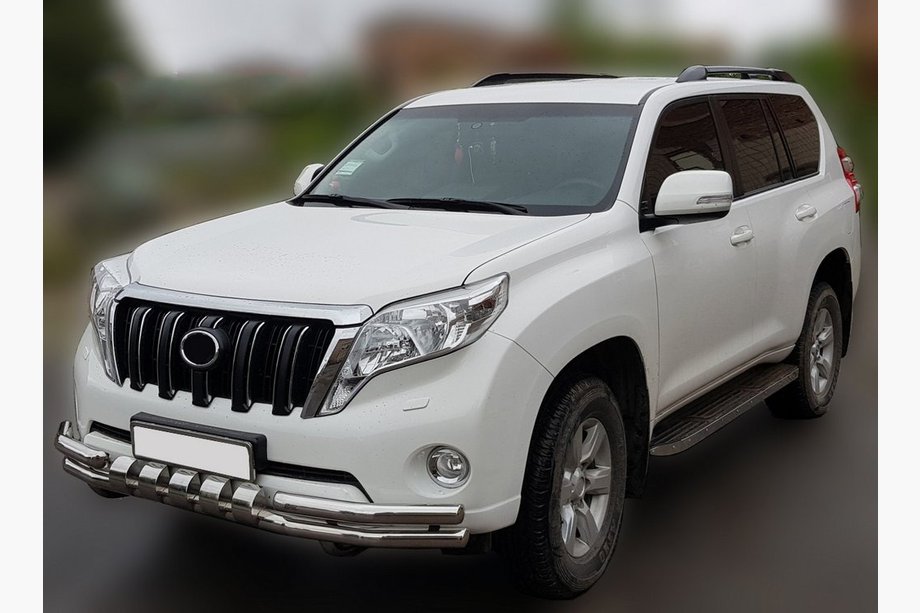Toyota Land Cruiser Prado 150 2009–2023 Sprednji zaščitni lok F3-31 (nerjaveče jeklo) Image