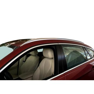 Integrirani strešni nosilci (relingi) kromirani OEM (aluminij, montaža z lepljenjem) BMW X6 F16 2014–2019 fotografija 1