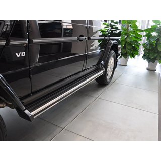 OEM stranske stopnice (2 kos, aluminij) Mercedes G razred W463 1990–2018 fotografija 4